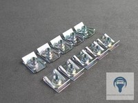 10x VW Buchsen Tülle Schriftzug Embleme Audi 50 Skoda Oktavia 10x VW Buchsen Tülle Schriftzug Embleme Audi 50 Skoda Oktavia