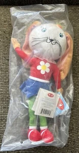 Yottoy Betty Bunny Loves Chocolate Cake Denim Skirt Stuffed Plush 11.5" W/ Bag - Picture 1 of 5