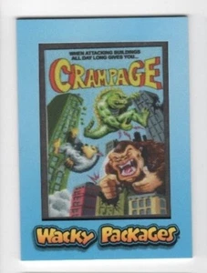 2018 Wacky Packages Go to the Movies blue patch card MP-1 Crampage 40/99 - Picture 1 of 1