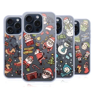 HEAD CASE DESIGNS DOODLES DE NOËL ÉTUI COQUE EN GEL POUR APPLE iPHONE TÉLÉPHONES - Photo 1 sur 11