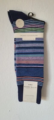 Calcetín de vestir Perry Ellis Portfolio para hombre 1 par de mezcla de algodón orgánico. (48). Foto 1 de 2