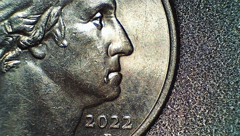 2022 Maya Angelou Quarter with Drooling George Die Cip Error Cover