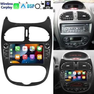 6.2" Für Peugeot 206 2001-2008 Android 13 Apple CarPlay Autoradio GPS Navi Wifi - Bild 1 von 16