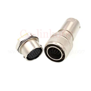 Connettore Hirose 20 pin HR10A-13P-20P spina fotocamera CCD industriale HR10A-13R-20S - Foto 1 di 9