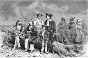 POLOGNE - LES TATRAS : GALICIENS des CARPATES, BESKIDES, JUIFS  - Gravure 19e - Imagen 1 de 3
