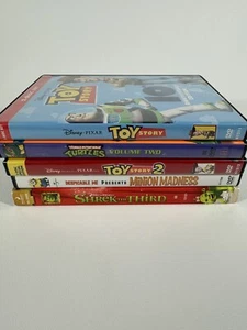 Toy Story Shrek Minion Madness TMNT DVD Lot of 5 Kids Animated Movies Family Fun - Picture 1 of 8