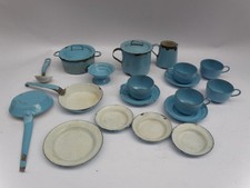 CASA BAMBOLE 21 pezzi accessori CUCINA antichi metallo antique stove DOLL HOUSE