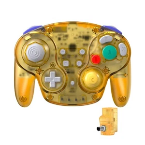 Controlador inalámbrico Gamecube doble vibración con adaptador para Wii clásica GC NGC - Imagen 1 de 16