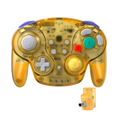 Wireless Gamecube Controller  Dual Vibration With Adapter for Classic Wii GC NGC - Image 1 of 4