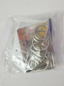 Pack 0f 3 Tandy Leather Solid D-Ring 1" (2.5 cm) Nickel Plated 10/pk 1132-12 - Picture 1 of 3