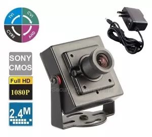 HD-TVI 1/3" CMOS 2,8mm HD 1080P Mini-Box Loch BNC Kamera mit Netzteil - Bild 1 von 7