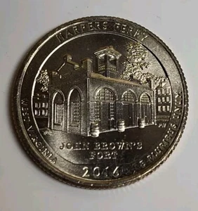 2016 P Harpers Ferry Quarter REVERSE DIE CHIP ERRORS - Picture 1 of 11