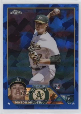 2023 Topps Chrome Update Sapphire Edition Debut Mason Miller #USCS98 Rookie RC - Image 1 of 2