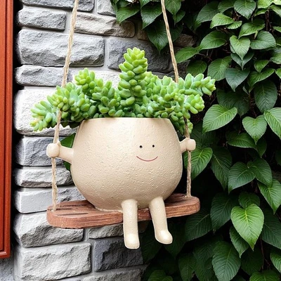 可爱悬挂花盆室内室外植物 — 第 1/4 张图片