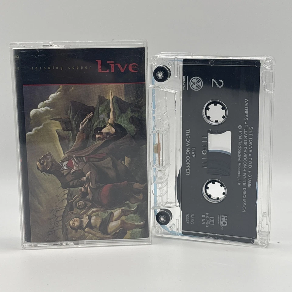 LIVE - throwing copper, Kassette  MC Tape album 1994 - Bild 1 von 4