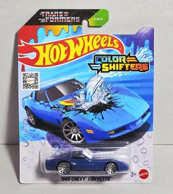 HTF Hot Wheels Color Shifters Blue 1980 Chevy Corvette TRANSFORMERS! - Image 1 of 2