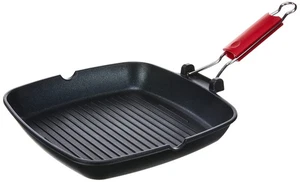 Linea Rossa Grill Bistecchiera Antiaderente Quadrata in Alluminio 28 x 28 cm per - Foto 1 di 1