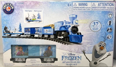 Lionel Disney's FROZEN Ready-To-Play Train Set 2019 Model 7-1190 32-Piece Track - Image 1 of 4