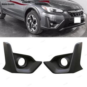 For Subaru XV Crosstrek 21-22 Front Bumper Fog Light Lamp Cover Bezel Trim Pair - Picture 1 of 6