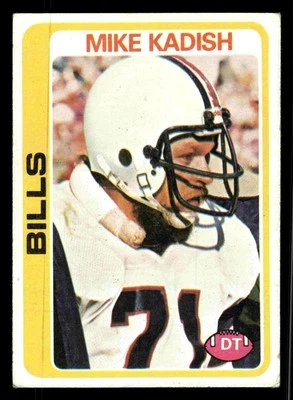 1978 Topps Mike Kadish #148 - Buffalo Bills - Image 1 of 2