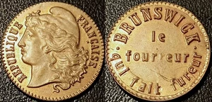 Jeton publicitaire - Brunswick le fourreur qui fait fureur Marianne - Picture 1 of 1