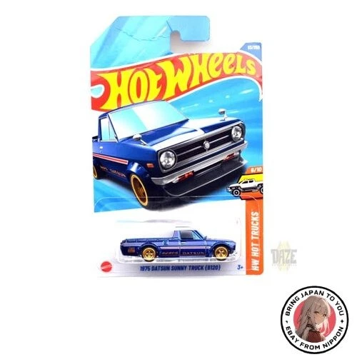New MATTEL HOTWHEELS 1/64 scale 1975 DATSUN SUNNY TRUCK B120 - 2025 SUPER T-HUNT - Image 1 of 1