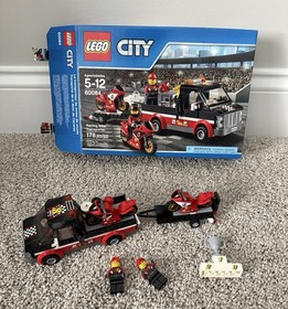 LEGO City: Racing Bike Transporter (60084) 100% Complete With Box