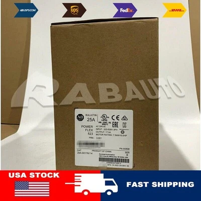 25A-D017N114 Allen-Bradley PowerFlex 7.5kW AC Drive US Free Tax - image 1 of 4