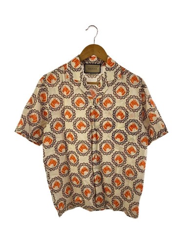 Camicia Gucci 46 cotone multicolore monogramma