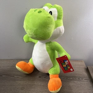 Nuevo Con Etiquetas Yoshi Super Mario Nintendo Peluche 15" Peluche Grande - Imagen 1 de 8