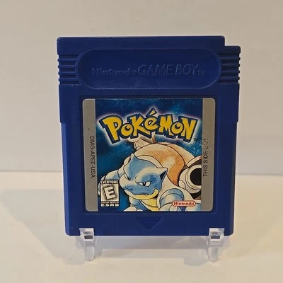 Pokemon Blue Nintendo GameBoy Authentic Cartridge Only Tested New Battery - Image 1 of 3