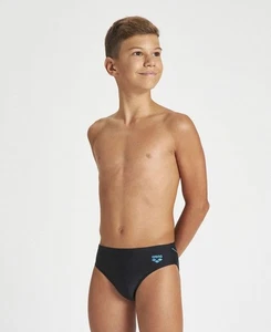 Arena Boys' Swim Trunks SOUND WAVES BRIEF, Black, 10-11 Years - Picture 1 of 4