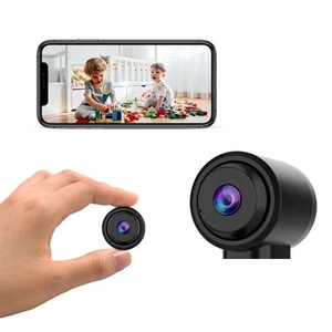 Tiny WiFi Camera for Home Security 1Pcs, Portable HD Night Vision Motion Dete... - Picture 1 of 9