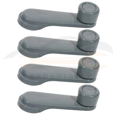 4x Manijas de puerta LH RH grises para camioneta Nissan 1986-1997 2,4 L lado delantero trasero Foto 1 de 4