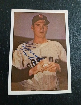 1979 TCMA Baseball History Series the 1950's - #101 Chuck Stobbs Auto Red Sox MT - Image 1 of 2