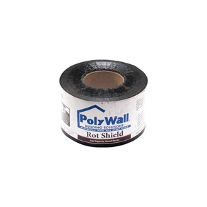 POLYGUARD Poly Wall - Rot Shield Joist Tape for Decking, 4" x 100'. Brown  - Picture 1 of 8