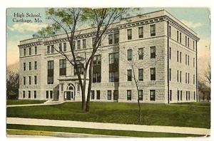 Cartolina Liceo Cartagine MO Missouri - Foto 1 di 1