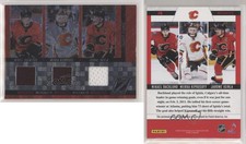 2010-11 Zenith Mozaics Triple Materials Jarome Iginla Miikka Kiprusoff #4 HOF