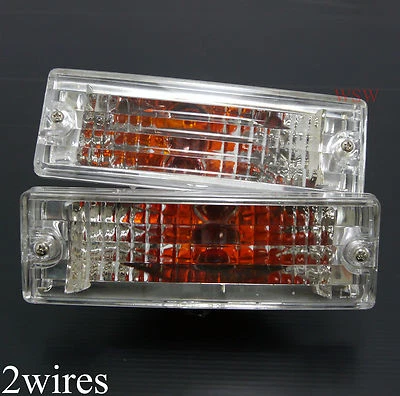 Holden TF Rodeo 88-97 Front Bar Bumper Indicator Blinker Lights 89 90 91 92 93 - Image 1 of 4