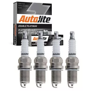 4 pc Autolite Double Platinum Spark Plugs for 2004-2009 Suzuki Swift+ oe - Picture 1 of 5