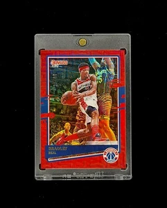 Numbered #/99🔥 - Bradley Beal - 2020-21 Donruss Basketbal - Red Lazer Holo #194 - Picture 1 of 3