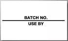 43,200 'BATCH NO./USE BY' Price Date Labels Fits CAS2/18 ALPHA