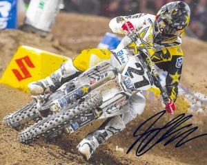 *JASON ANDERSON*SIGNED*AUTOGRAPHED*PHOTO*HUSQVARNA*8" X 10"SUPERCROSS*COA*PROOF* - Picture 1 of 2