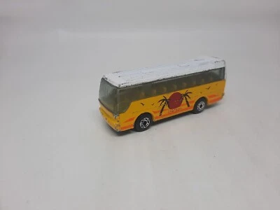 Matchbox Ikarus Coach Tropical Paradise Palm Trees 1:140 Diecast Scale Model Bus - Image 1 of 3
