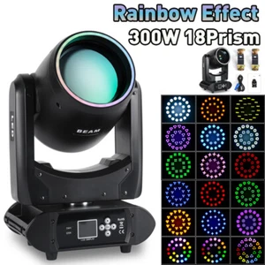 300W LED 18Prism Moving Head Light Beam Stage DMX Spot Disco Party DJ Lighting - Picture 1 of 13