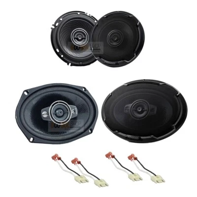 Altavoces de coche Kenwood 6x9" 600 vatios y 6,5" 320 vatios para Dodge Ram 1500 1994-2002 Foto 1 de 2