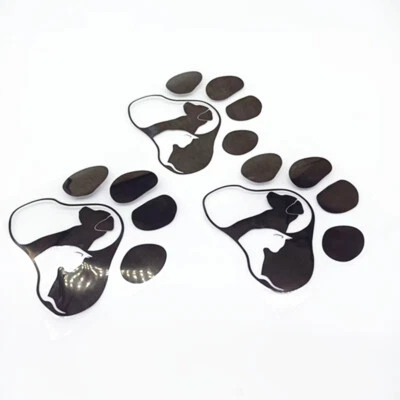 Calcomanía de vinilo con estampado de patas de perro palma de coche para decoración de parachoques de ventana Foto 1 de 4