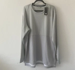 Men’s adidas Long Sleeve Crew Sweatshirt Size 2XL - Picture 1 of 3