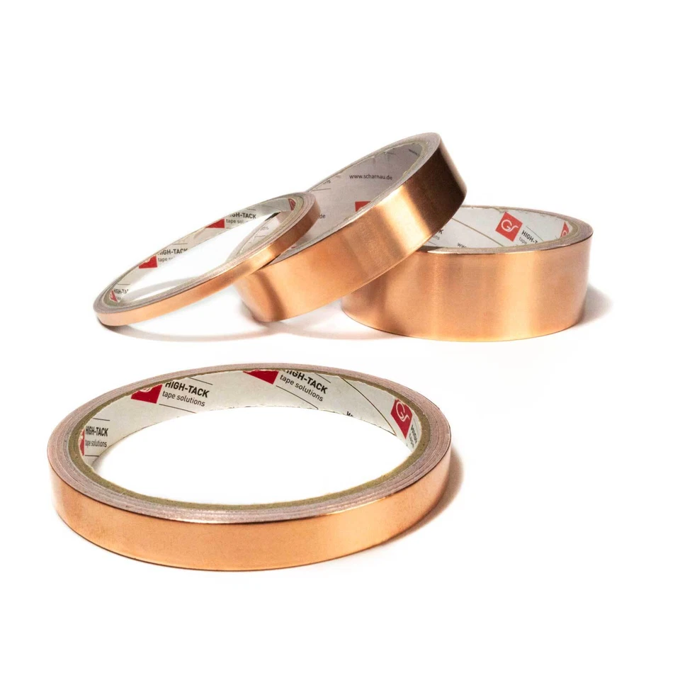 DONDO Kupfer Klebeband Kupferfolie Abschirmfolie Anti-Schneckenband selbstklebend