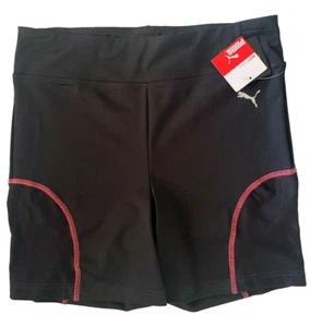 NEW! PUMA [L] Women's 5" BODYTRAIN PRO-TECH Compression Yoga/Gym Shorts-Black - Picture 1 of 2